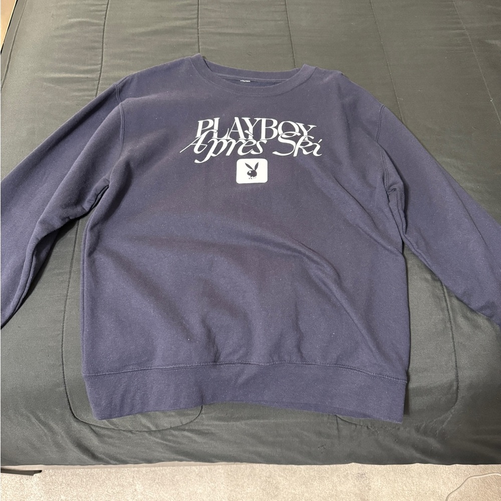 Playboy Navy Sweater for Men